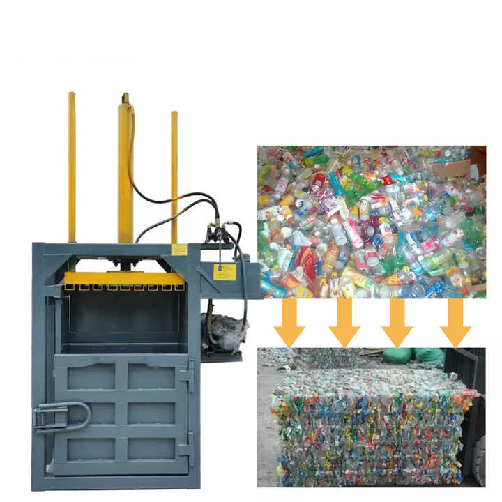 Baling Machine Hydraulic Vertical Waste Paper Baler Pressing Waste Bale Press Machine