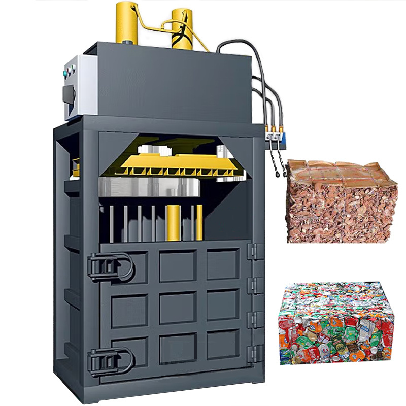 Plastic Waste Paper Compactor/Clothing Baling Machine Used Clothes Textile Baling Machine