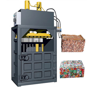 Plastic Waste Paper Compactor/Clothing Baling Machine Used Clothes Textile Baling Machine