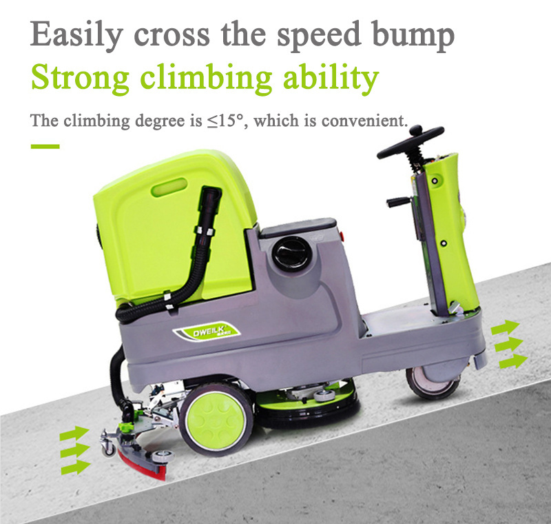 Factory Newest Industrial Ride On Electric Floor Sweeper