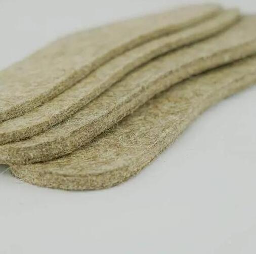 Nonwoven shoe pad felt fabric wool blended wool insole