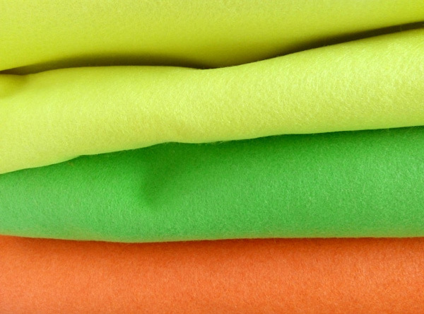 2mm 3mm  4mm 5mm Tennis ball felt material fabric