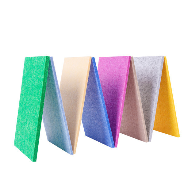 Acoustic Board Polyester Acoustic Panel Hexagon design decoration for cinema KTV felt sound absorbing acoustic wall panel