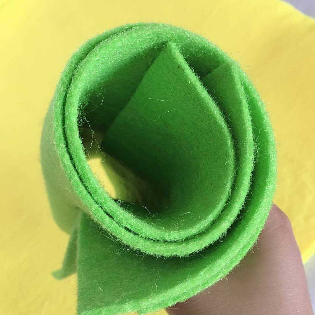 2mm 3mm needle punched tennis ball felt fabric polyester tennis felt fabric