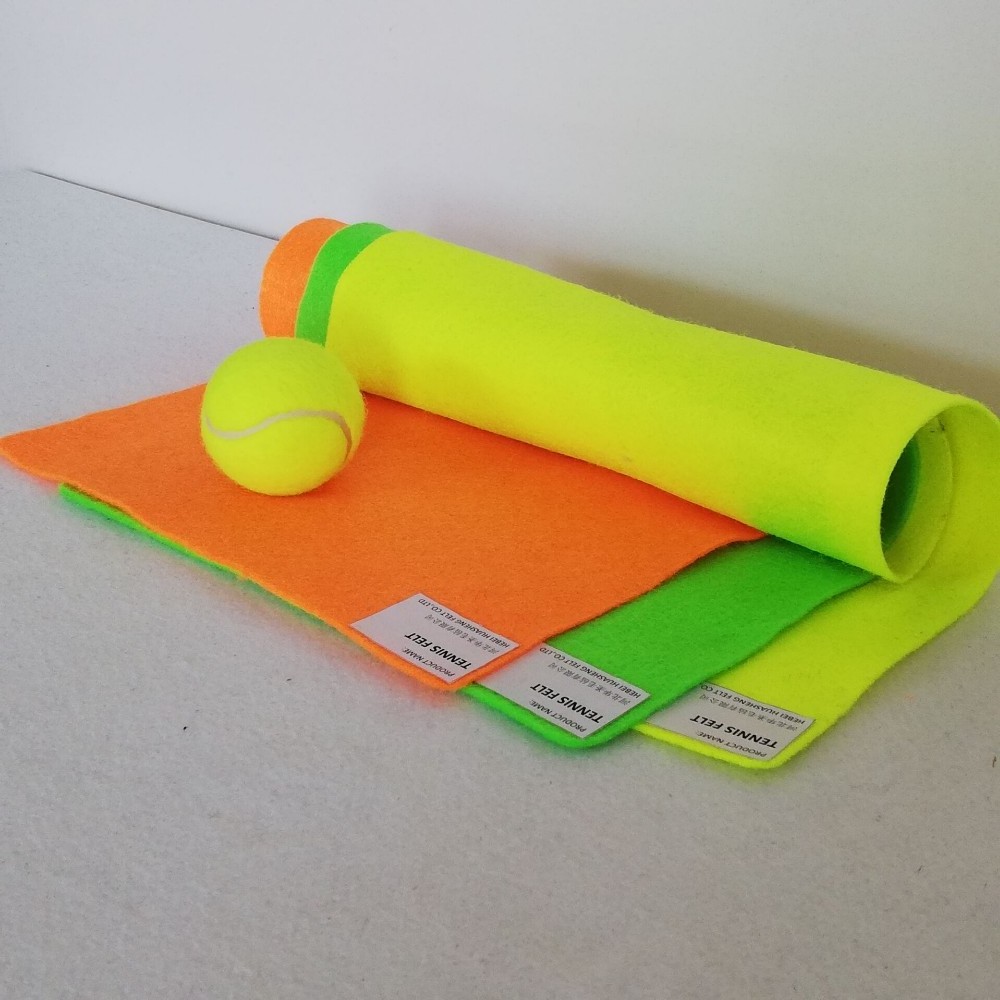 2mm 3mm  4mm 5mm Tennis ball felt material fabric