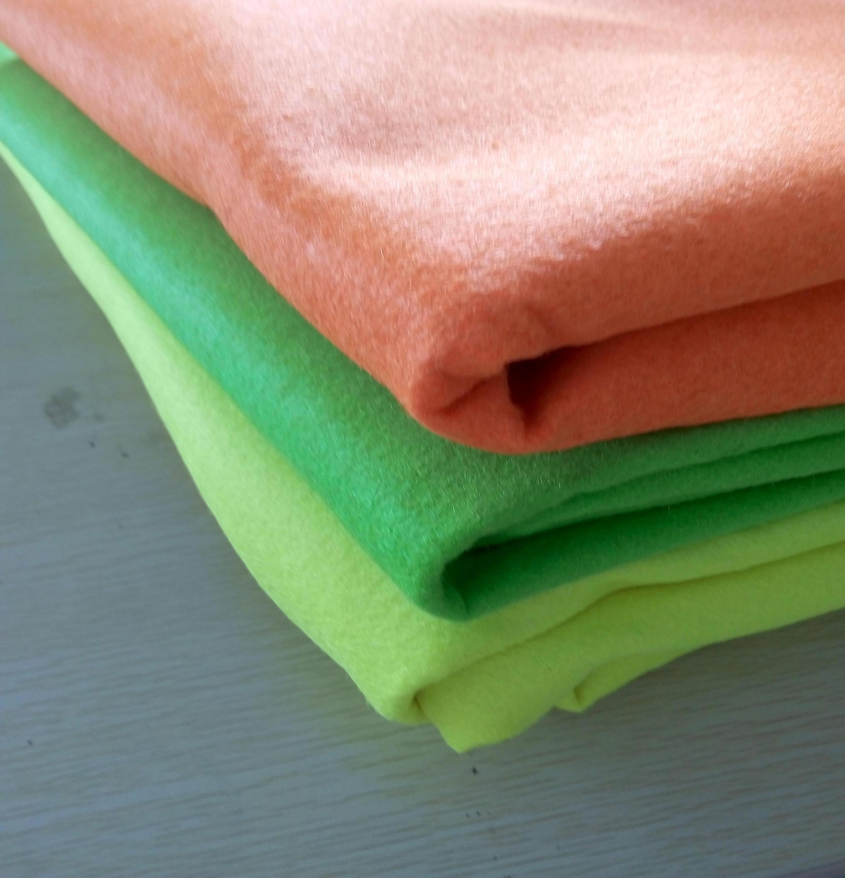 Hot Sale 2mm 3mm 4mm 5mm Nonwoven  Fabric Rolls Tennis Ball felt