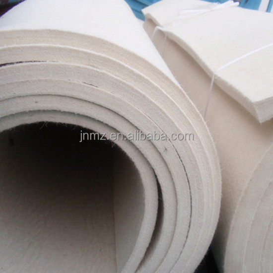 100% Compressed Woolen Felt Industrial Thick Wool Felt In Sheet Sheep Wool Felt Fabric