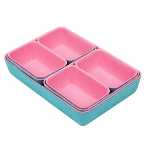 8pcs Drawer Organizers, Separators, Storage Box ,Felt Storage Bins Inserts Tool Containers Toy Basket Shelf Cubes