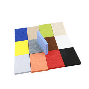 Wholesale polyester acoustic panel foam 3d panel wall sound proof hexagon polyester fiber acustic panel