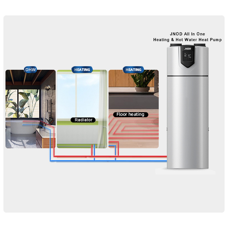 CE R290 Heat Pumps Air to Water Floor Heating Hot Water Heat Pump with WiFi Control