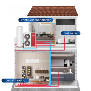 JNOD EVI -25C A+++ R32 22KW DC Inverter Pompe A Chaleur Air To Water Cooling Heating Heat Pump Water Heaters