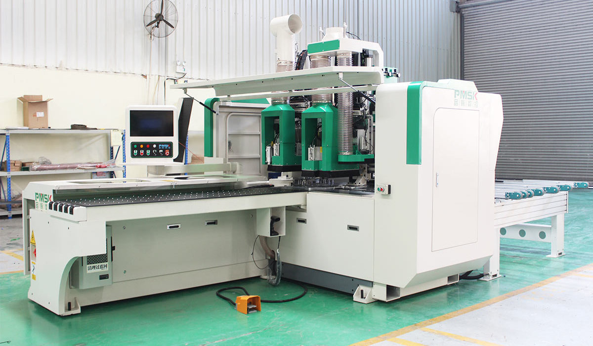 Cabinets Furniture Kitchen Six Sides Automatic Cnc Boring Drilling Milling Machine