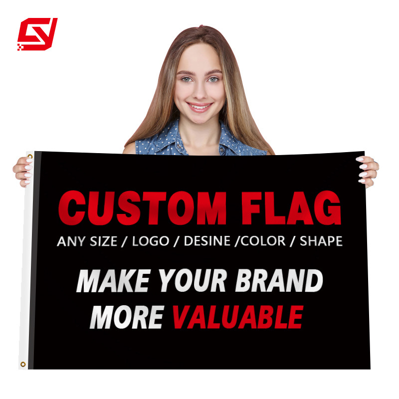 Factory Direct Wholesale Any Country flags 100D Polyester Puerto Rico  Flags, Banners