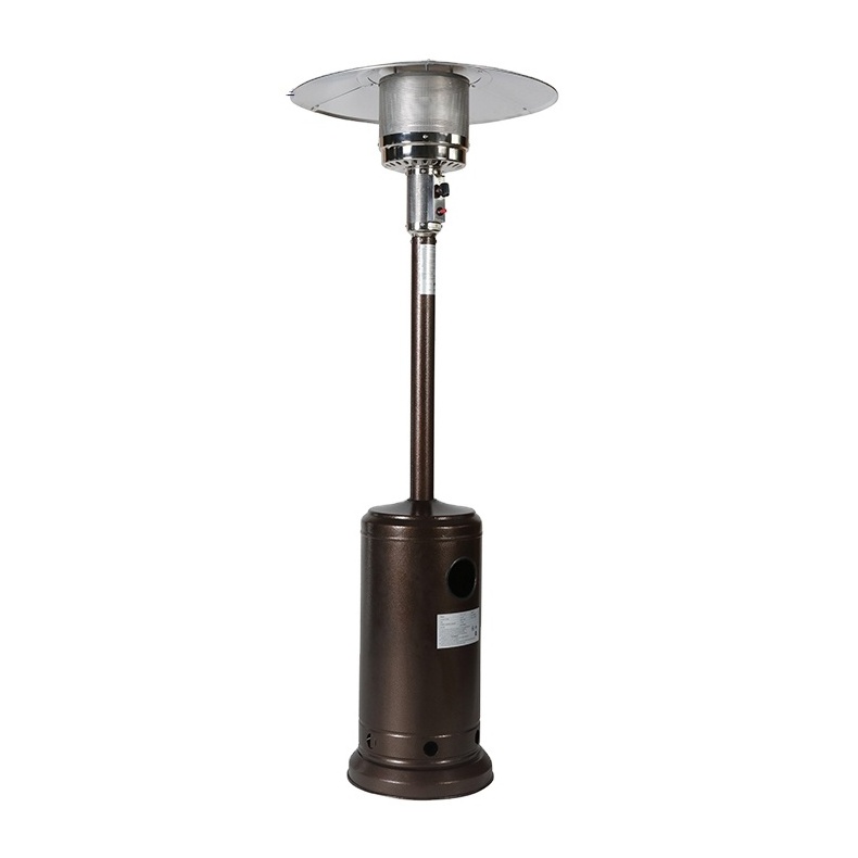 More popular Freestanding patio heater Umbrella type  Iron mushroom patio LPG heater outside propane patio heater