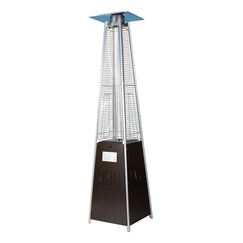 With low price Propane Lamp Short Freestanding Hotel Propane Pyramid Restaurant Indoor Gas Patio Heater Outdoor furniture