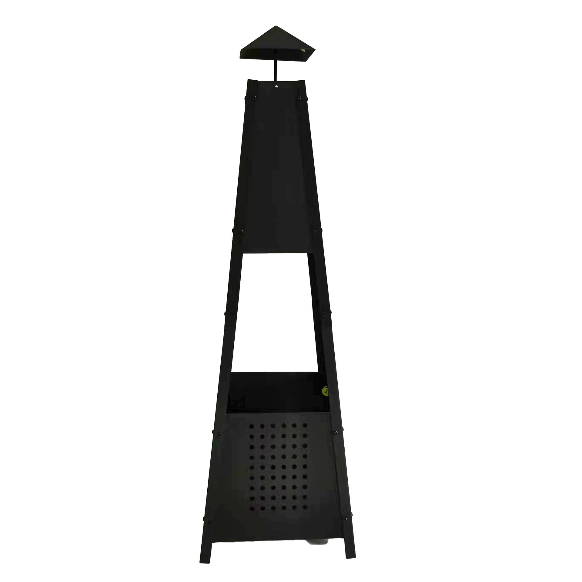 Garden Chiminea Pyramid Fire Pit Chimenea for Patio Wood Burning Garden Patio Steel Fireplace