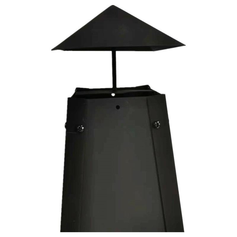 Garden Chiminea Pyramid Fire Pit Chimenea for Patio Wood Burning Garden Patio Steel Fireplace