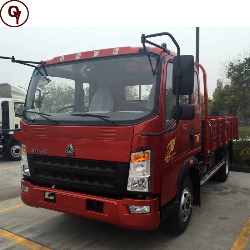 Howo 4x2 light cargo dump truck 5 tons lorry truck for sale