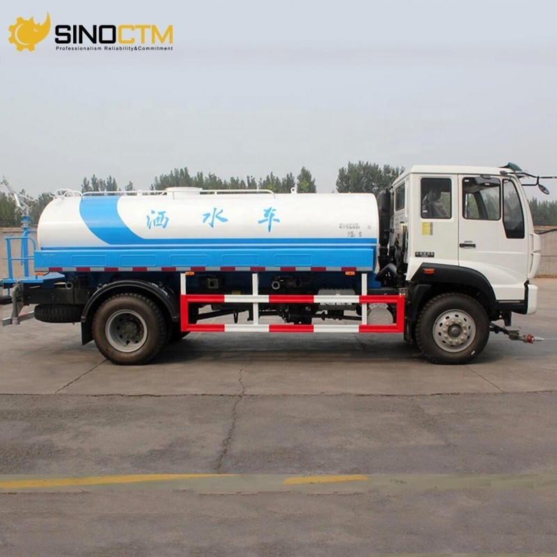 Howo 4x2 LHD water tanker truck 270 Hp Engine E2 type 10000 liter water bowser