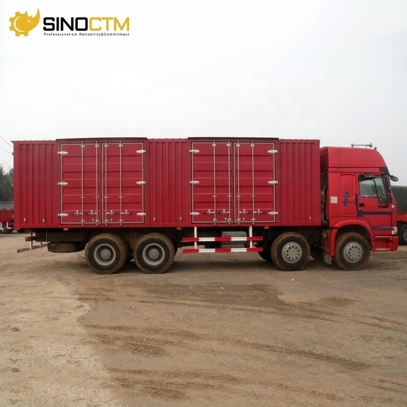 Sinotruk HOWO 8X4 Cargo Truck 12W Lorry Goods Transport Heavy van Cargo Truck