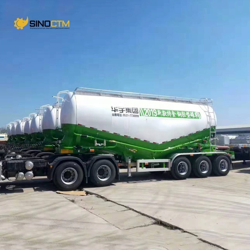 3axle semi trailer Factory Selling 30-60m3 Cement Bulker with Compressor