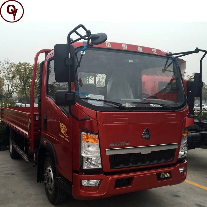 Howo 4x2 light cargo dump truck 5 tons lorry truck for sale