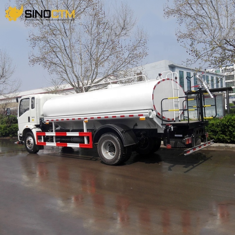 Left Hand Drive Sinotruk 10000 Liter Water Truck 4x2 Howo Water Truck Tank Tanker Price