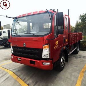 Howo 4x2 light cargo dump truck 5 tons lorry truck for sale