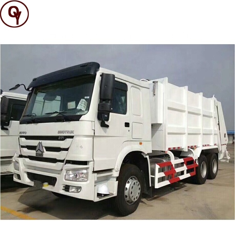 Sinotruk HOWO waste truck container garbage compactor truck price