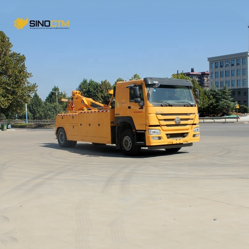 China 4x2 sinotruk 10 Ton 20ton rotator tow Wrecker Recovery Truck for sale