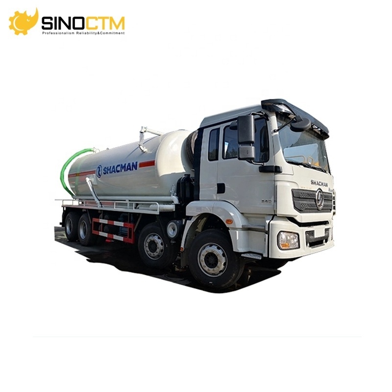 Shacman Waste Vacuum Sewage Fecal Septic Suction Cleaner Jetting Truck