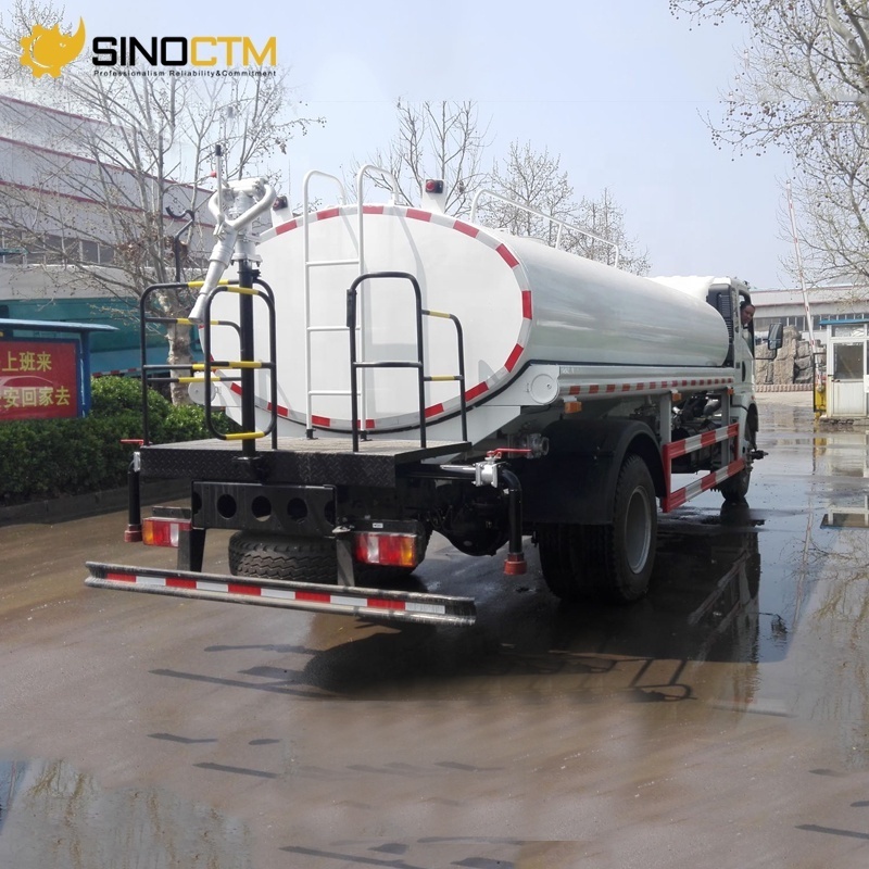 Left Hand Drive Sinotruk 10000 Liter Water Truck 4x2 Howo Water Truck Tank Tanker Price