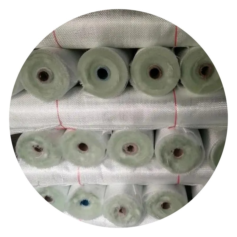 Qiwei Fiberglass Woven Roving E-glass Fabric Fiberglass Cloth for Fiberglass Boat or FRP Molds