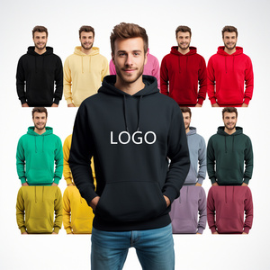 Custom 80 cotton 20 polyester cut and sew embroidery hoodies