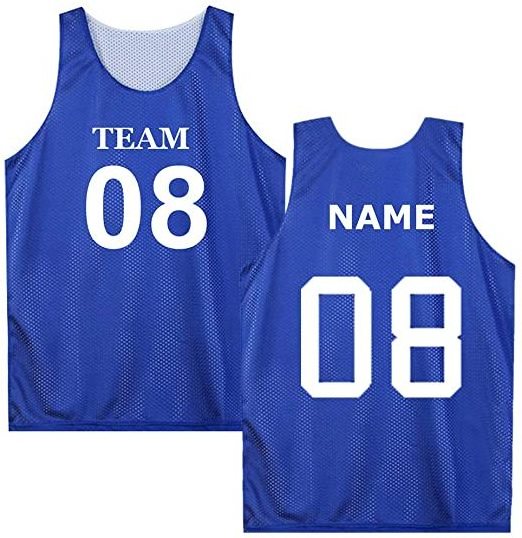 Custom double-sided 100% polyester mesh tank top, men basketball jersey reversible mesh tank top