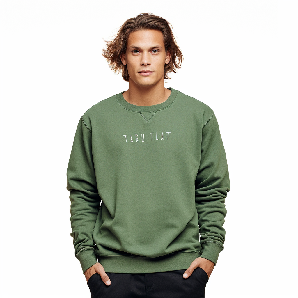 High quality Customized 50%cotton50%polyester embroidered logo distressed sweatshirt