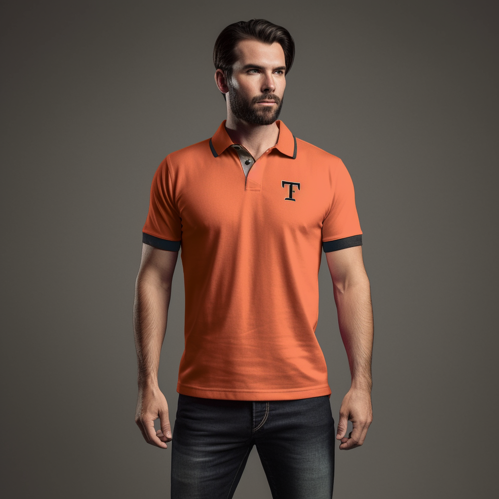 Custom 90 polyester 10 spandex sports golf polo shirts for men