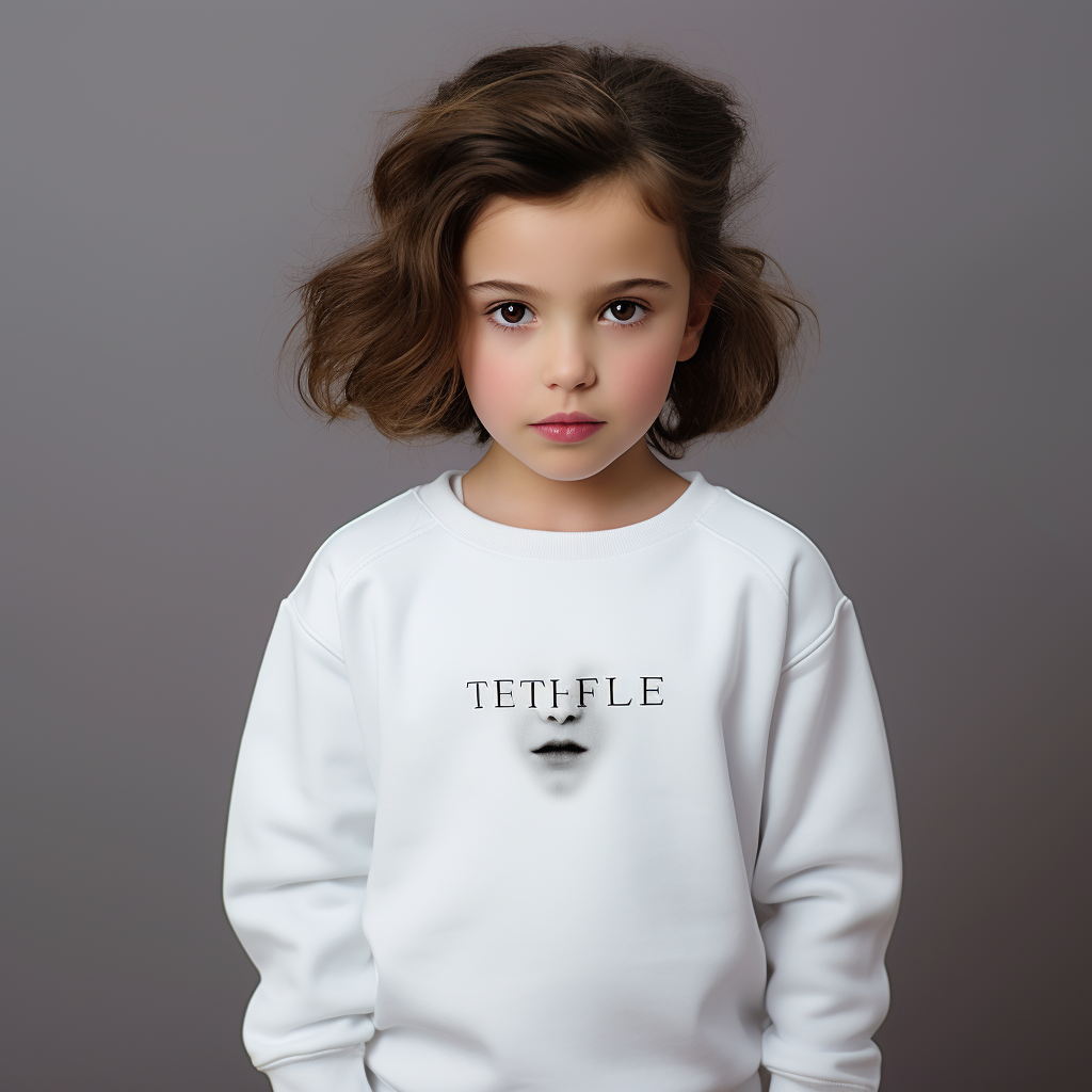 Factory Directly High Quality Soft Cotton Kids Pullover Crewneck Sweatshirt With Custom Logo