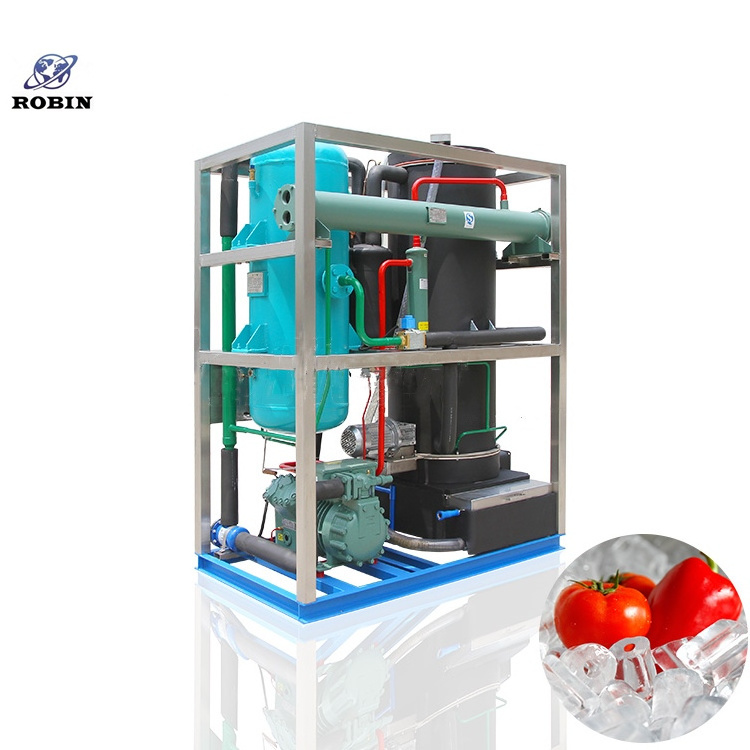 High quality crystal ice tube tube ice machine 5 tons ice maker with cheap factory price for drinking