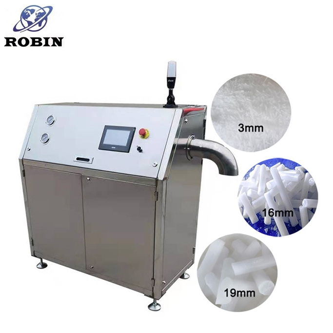 Automatic pellet maker dry ice granulator dry ice pelletizer blasting machine