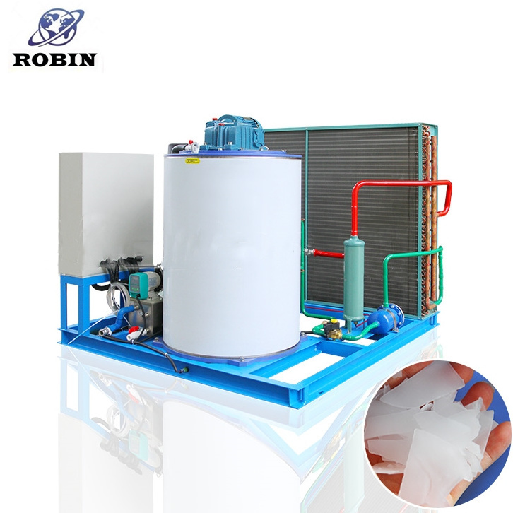 Robin flake ice machine 5t industrial ice maker for fishery 5tons good price