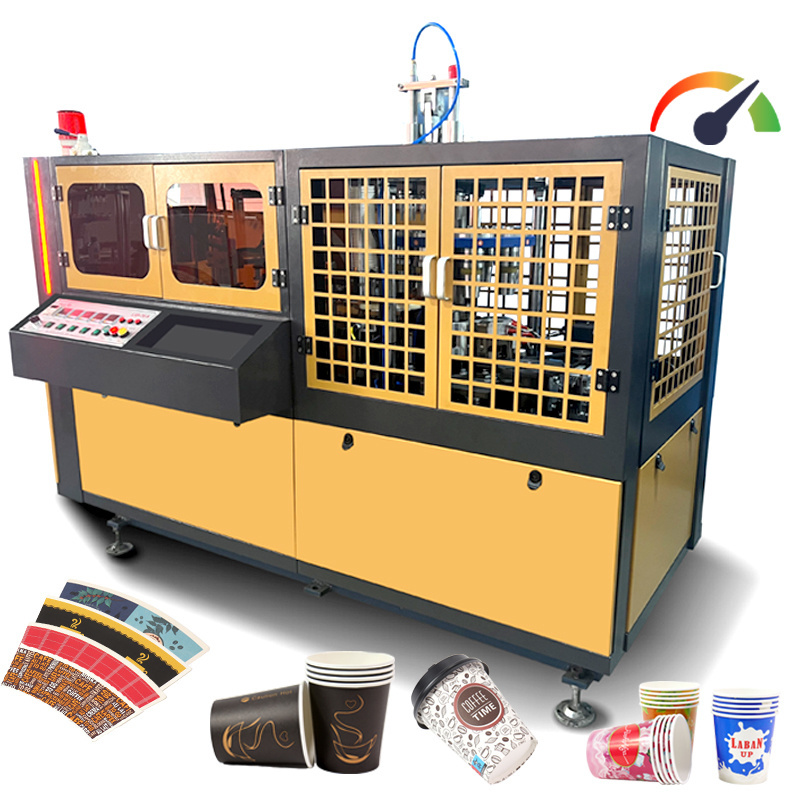 Fully Automatic hot sale middle east Disposable Tea Coffee paper Cups making machine low cost small Paper Cup making Machine