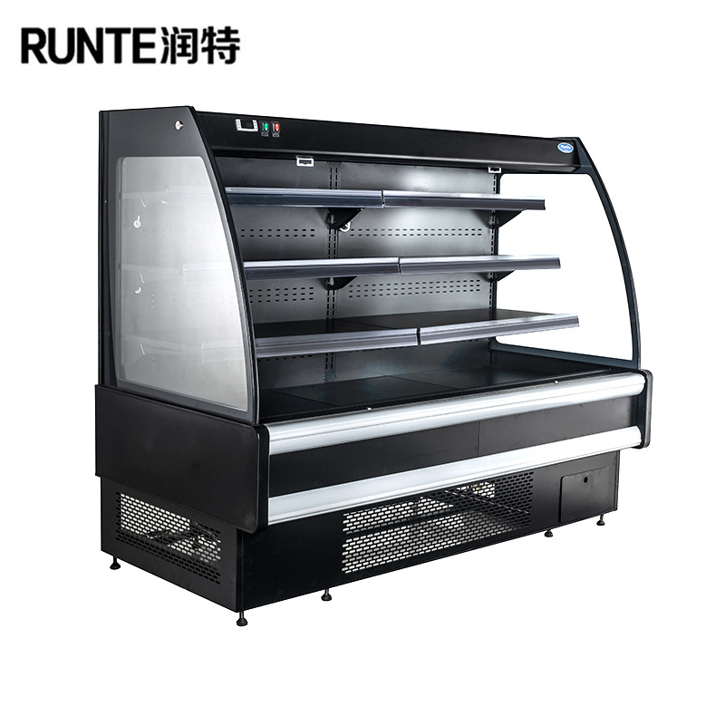 vegetable chiller fruit refrigerated counter/half tall refrigerator and freezer