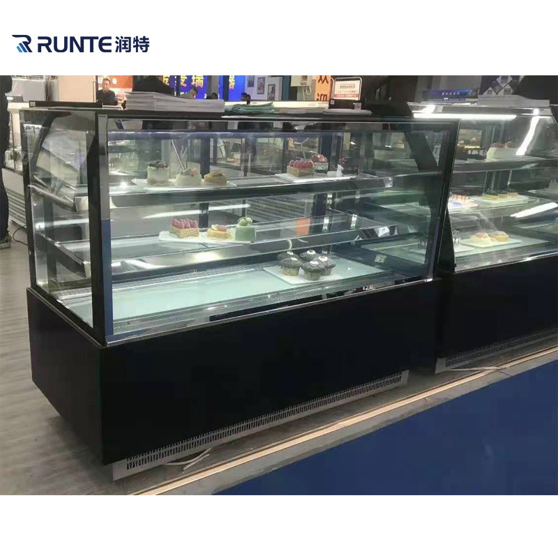 high quality refrigerated cake display cases/bread bakery display /cake display counter