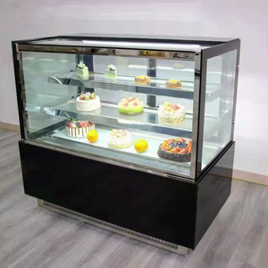 high quality refrigerated cake display cases/bread bakery display /cake display counter