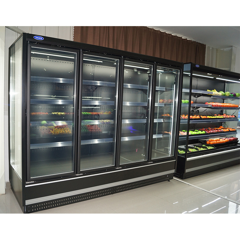 redbull beer cola wine commercial bottle drink refrigerated beverage display standing glass door cooler chiller freezer