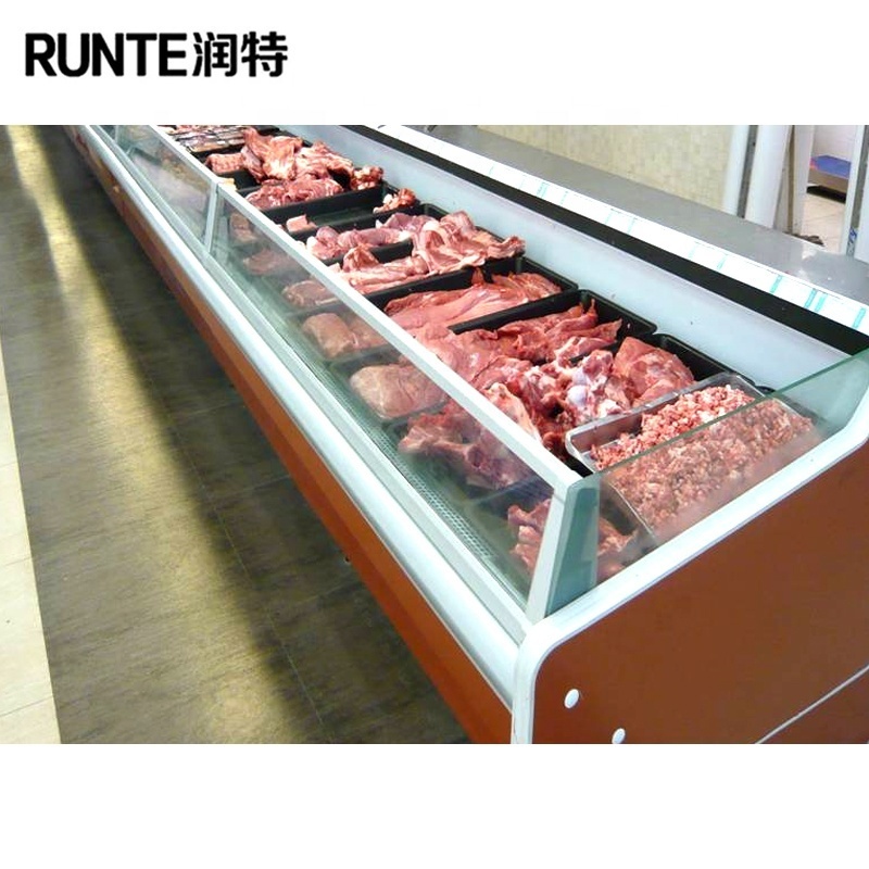 Supermarket/grocery store customized  fresh meat freezer display case for sale