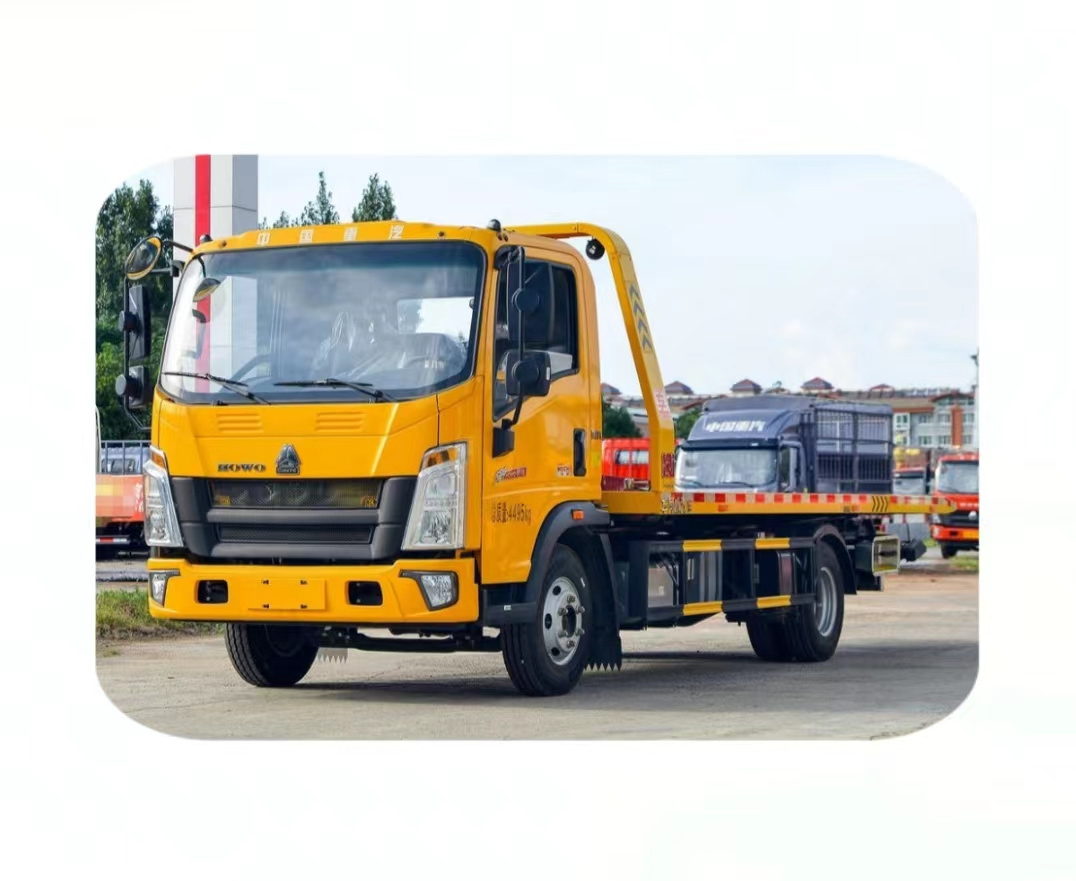 Chinese Factory Euro 3 For Sale Rollback Bed 4x2 Tow Recovery Wrecker Truck