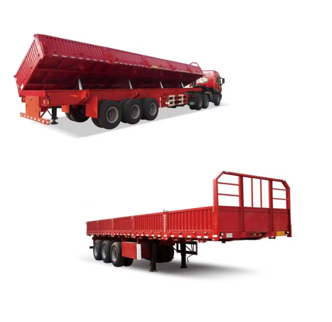 Explosive best-selling 3 axle 60 ton 40 feet sidewall semi-trailer semi-trailer freight trailer with container lock