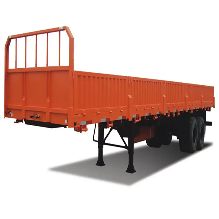 Explosive best-selling 3 axle 60 ton 40 feet sidewall semi-trailer semi-trailer freight trailer with container lock